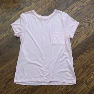 Light pink Abercrombie pocket tee